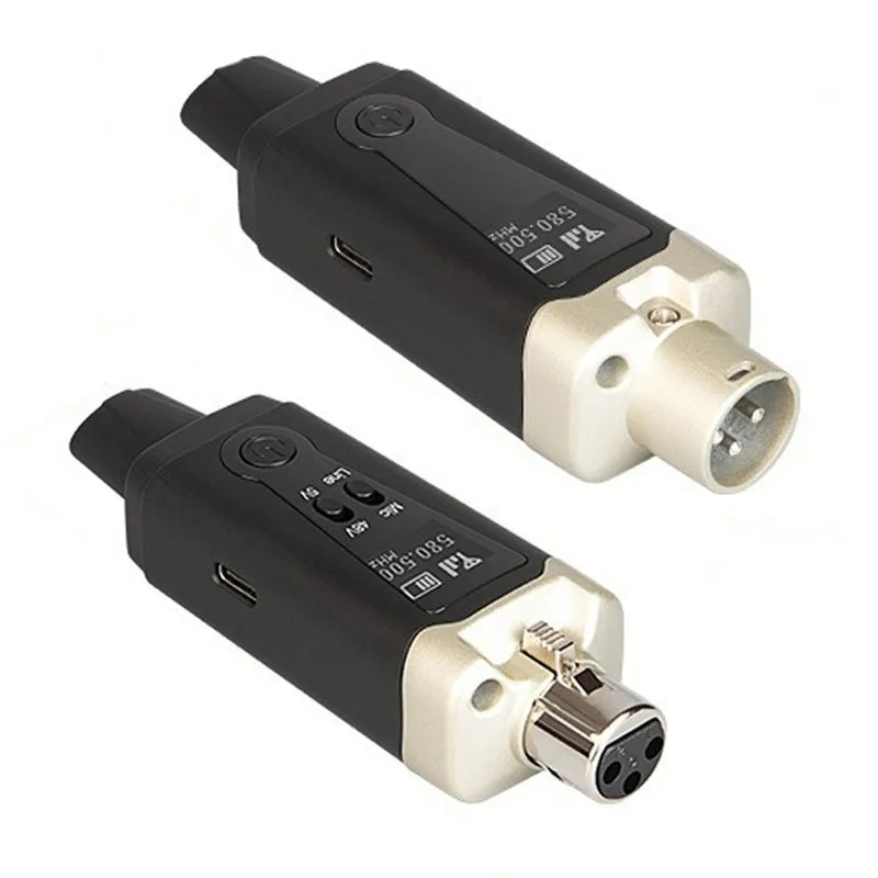 Xlr Microphone Condenser - UHF Adapter do mikrofonu bezprzewodowy System