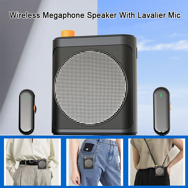 Portable Amplifier Mini - Przenośny wzmacniacz głosu z mikrofonem Lavalier