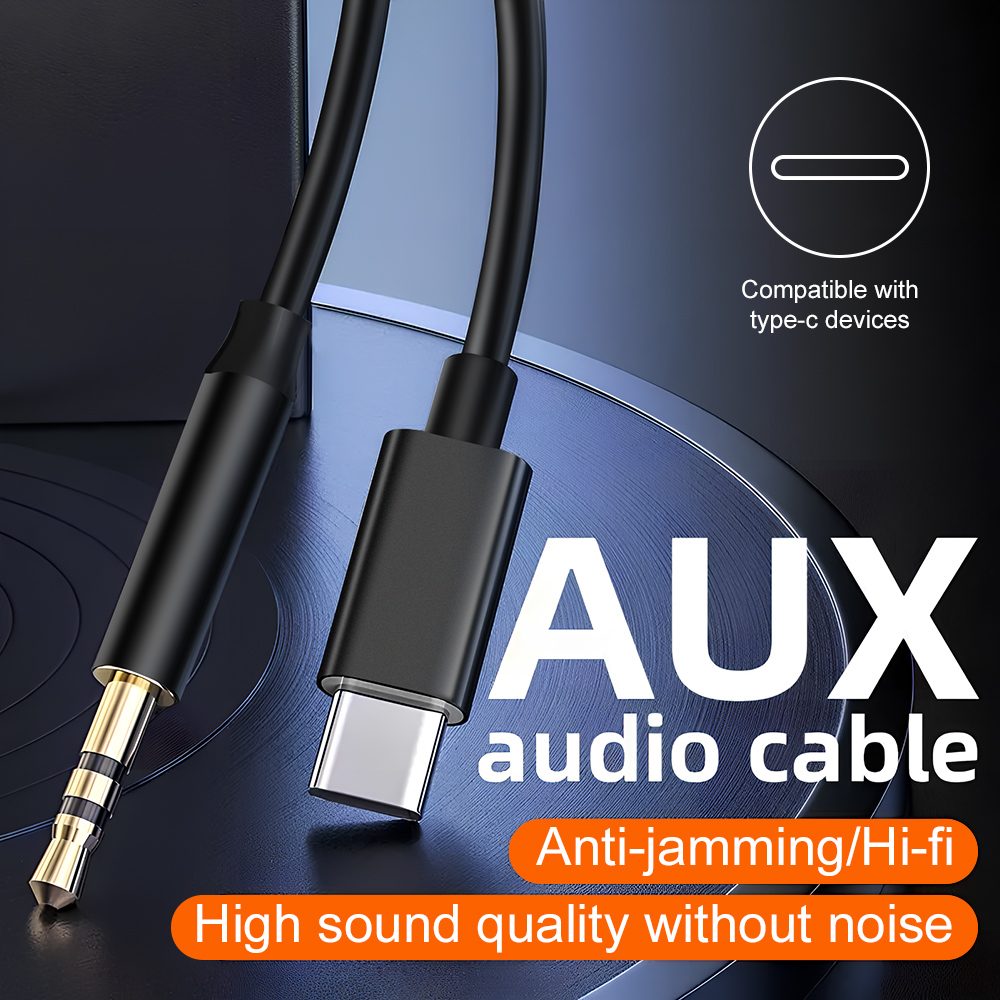 Audio Music Link - Kabel audio Type-C do 3.5mm AUX