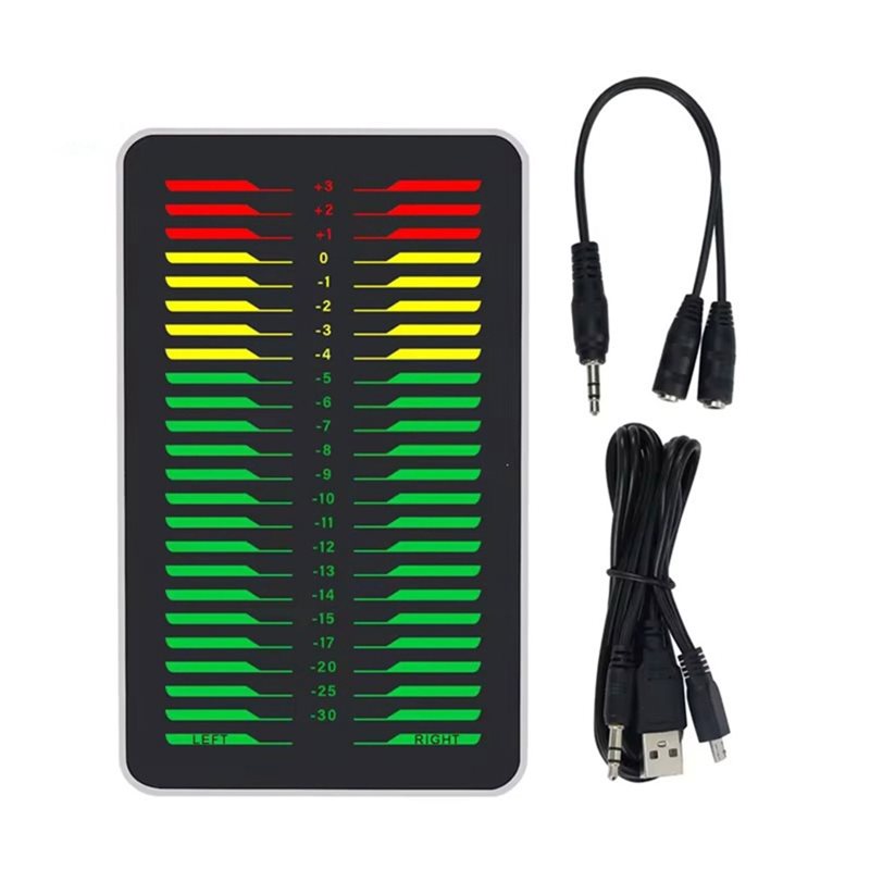 Audio Music Visualizer - B50B-AK_DB24D_PRO Dwukanałowy LED Wizualizator Spektrum Muzyki