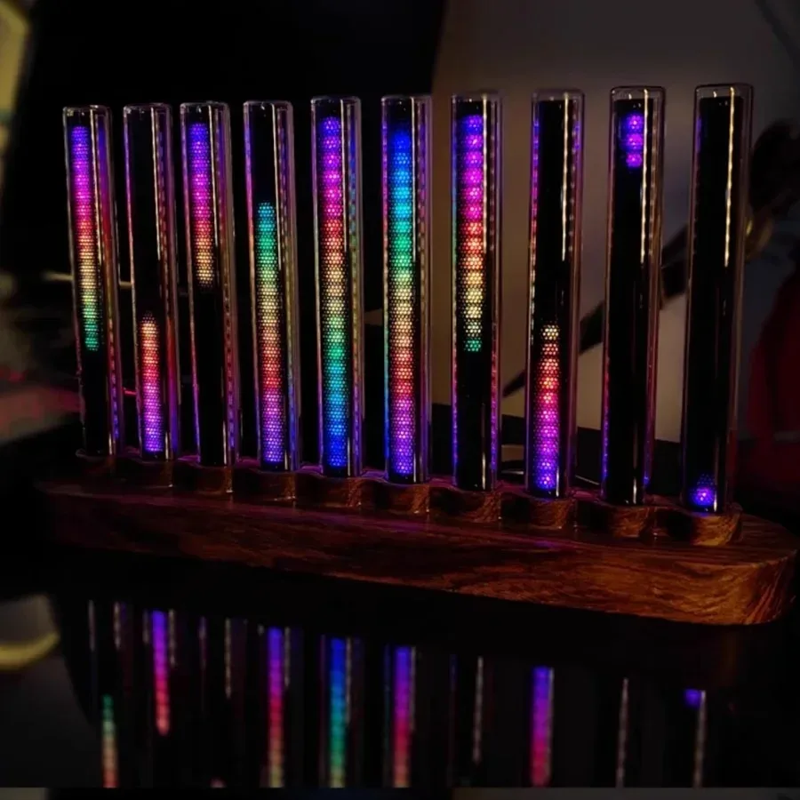 Audio Music Visualizer - 10-bitowe światło poziomu odbioru RGB Wyświetlacz