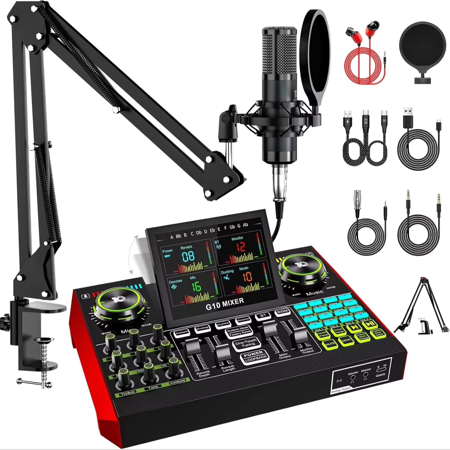 Audio Music Interface - Tenlamp G10 Interfejs Audio do Transmisji