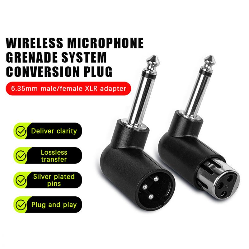 Xlr Microphone Condenser - Nowy adapter audio XLR na 6,35