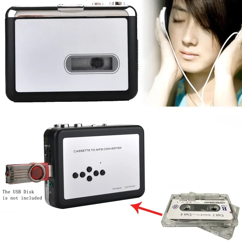 Audio Music Mp3 Songs - Nowy odtwarzacz kasetowy USB Walkman Odtwarzacz