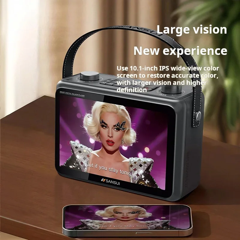 SANSUI K115 Ekran LED 10,1-cal – Audio Music To Lyrics recenzja i cena