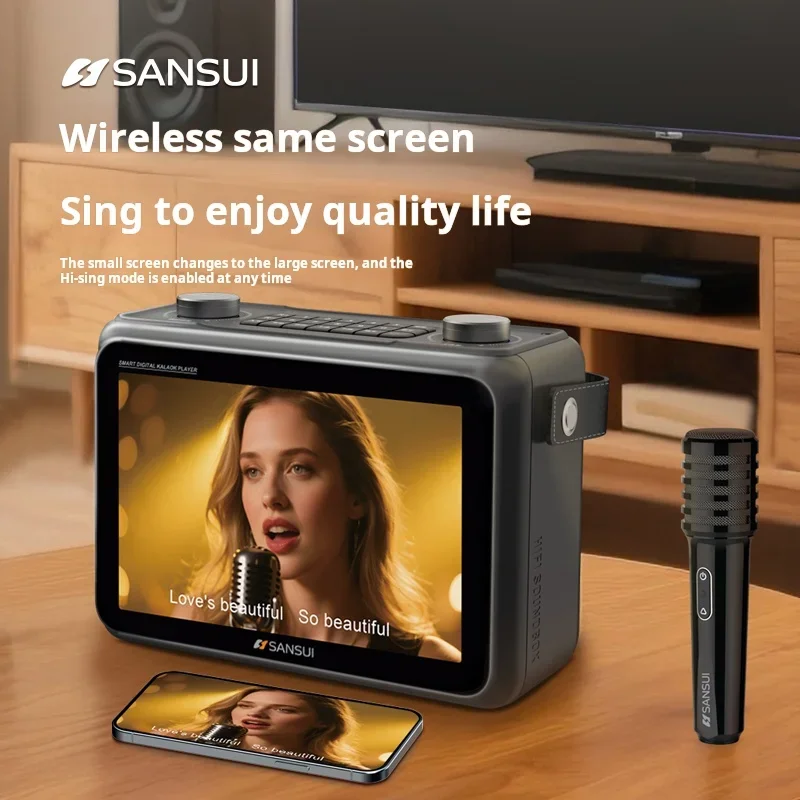 SANSUI K115 Ekran LED 10,1-cal – Audio Music To Lyrics recenzja i cena