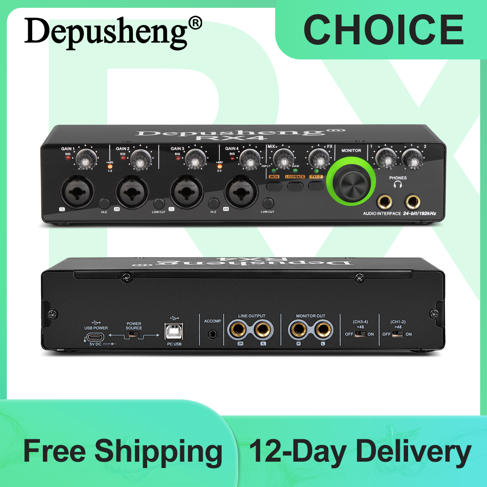 Interfejs audio Depusheng RX4  – Audio Music Interface recenzja i cena