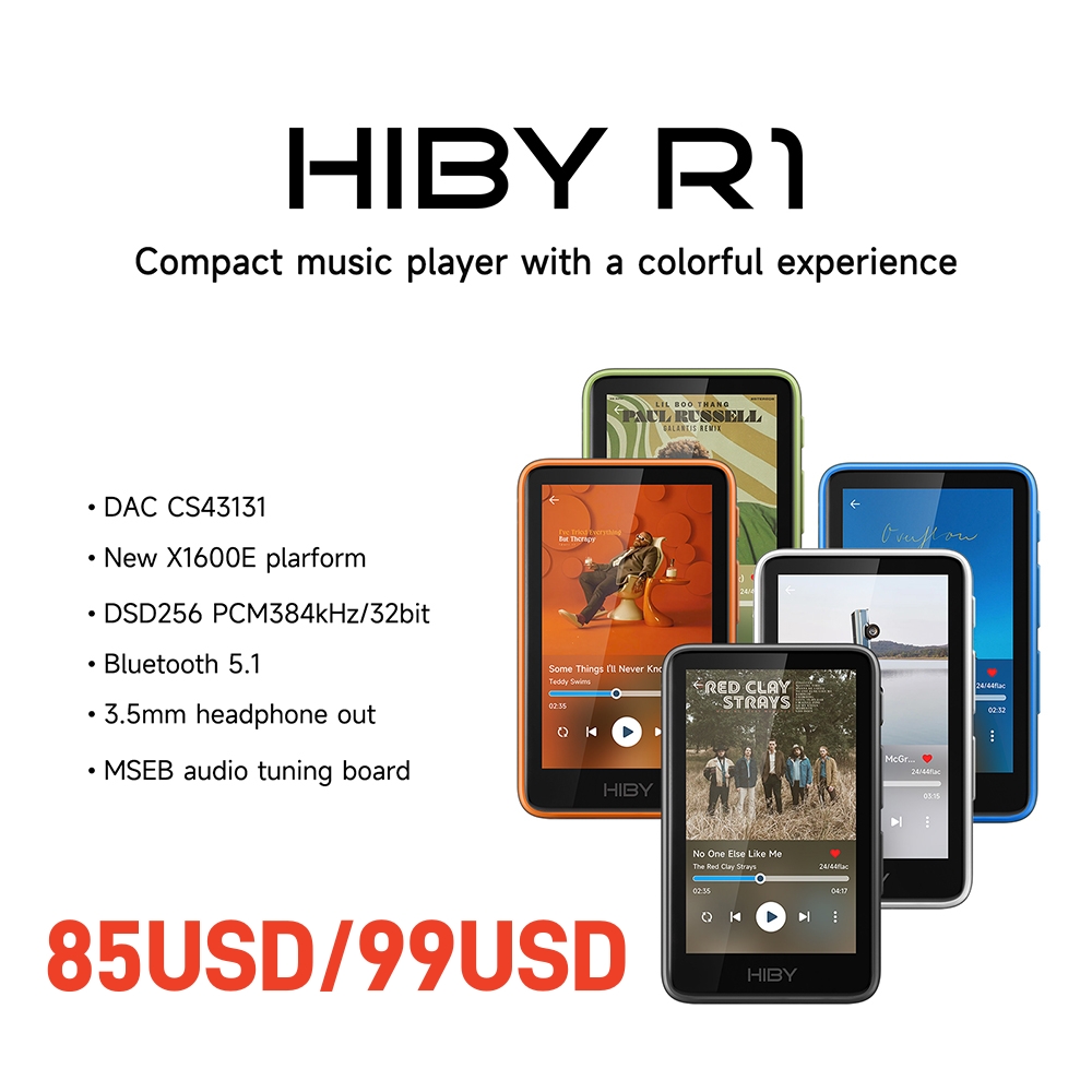 100% Oryginalny HiBy R1 Odtwar – Audio Music Web recenzja i cena