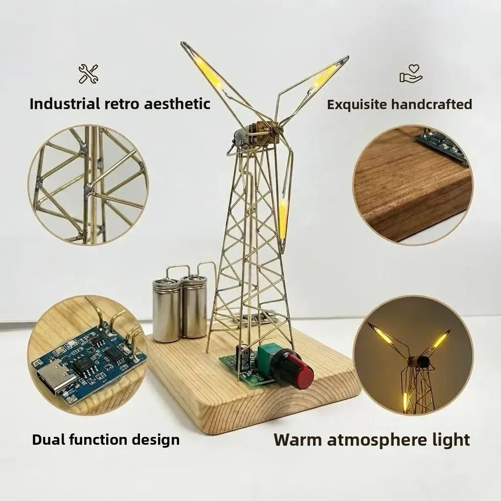 Lampa wiatrowa DIY w stylu prz – Audio Music Visualizer recenzja i cena