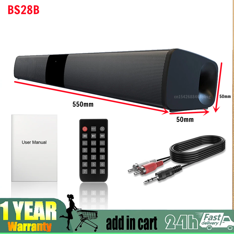 40W Bezprzewodowy soundbar Blu – Audio Music Visualizer recenzja i cena