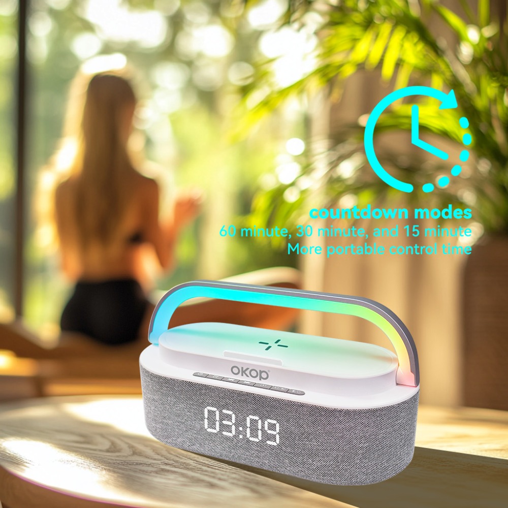 Głośniki Bluetooth OKOP, 6 w 1 – Audio Music Visualizer recenzja i cena