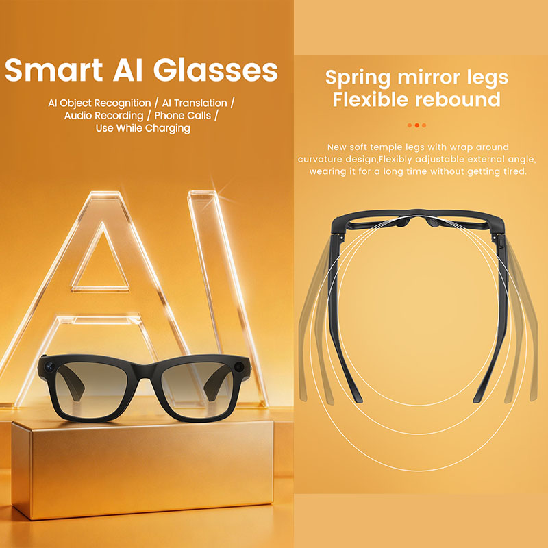 Inteligentne okulary AI z kame – Audio Music Ai recenzja i cena